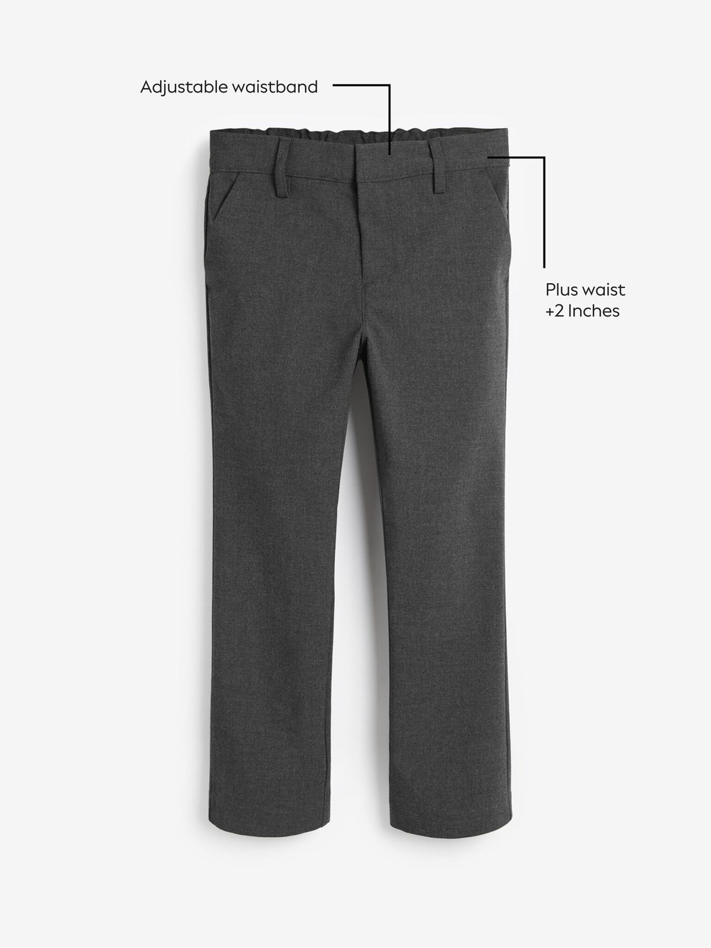 Брюки для мальчика Next 665-410, Серый