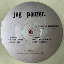 Винтажная виниловая пластинка LP Jag Panzer (USA 1983) Picture Disck