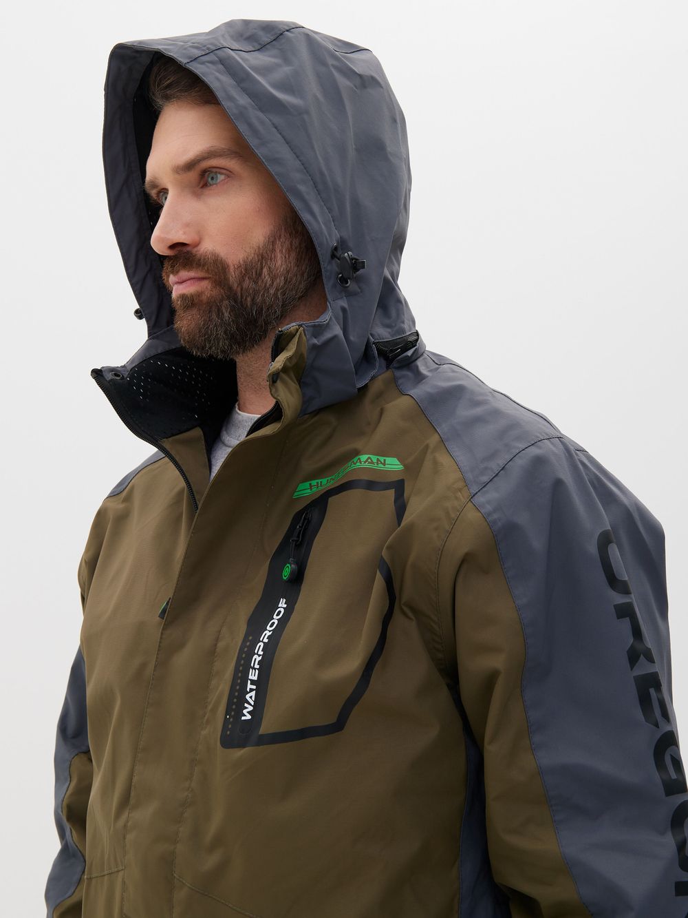 Костюм демисезонный Орегон ткань Breathable цвет Хаки/Серый