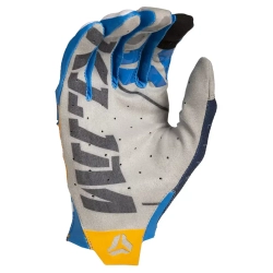 Кроссовые перчатки KLIM оранжево-синие