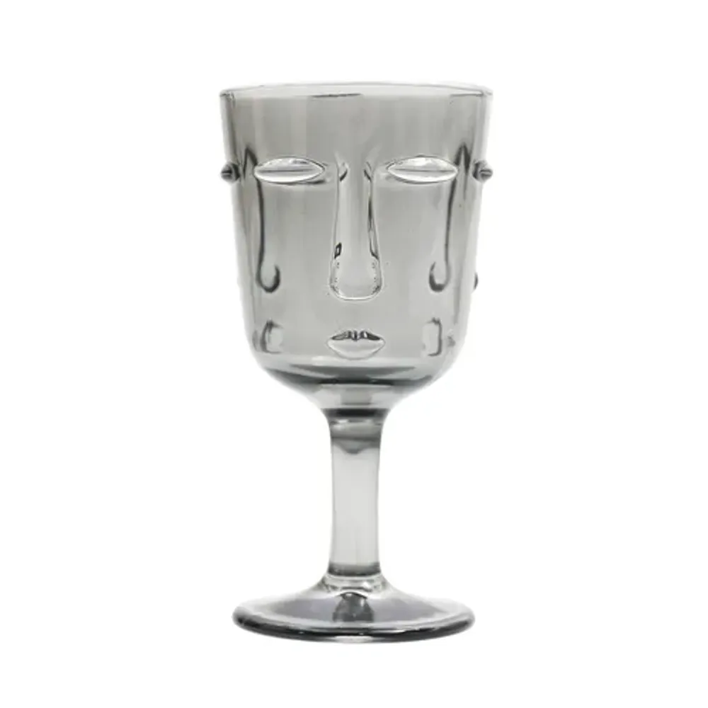 Бокал для вина 250 мл "Face" серый d 8,5 см h16,5 см P.L. - BarWare [6]
