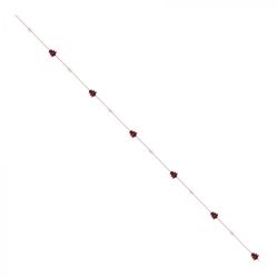 GAEM Изделие декоративное Гирлянда "Ёлочка", L190 W4 H1,5 см, 3в.