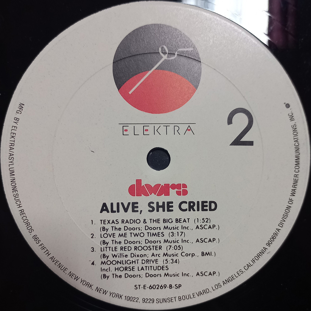 The Doors / Alive, She Cried (LP)