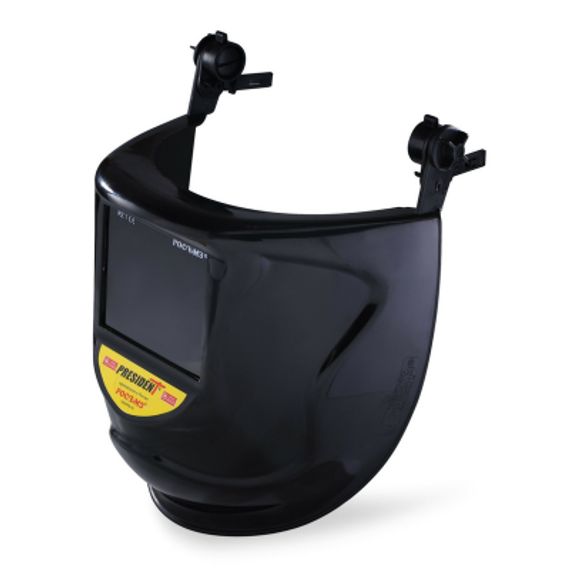 Щиток сварщика Росомз КН PRESIDENT (12), защитный лицевой, с креплением на каске, арт. 05866