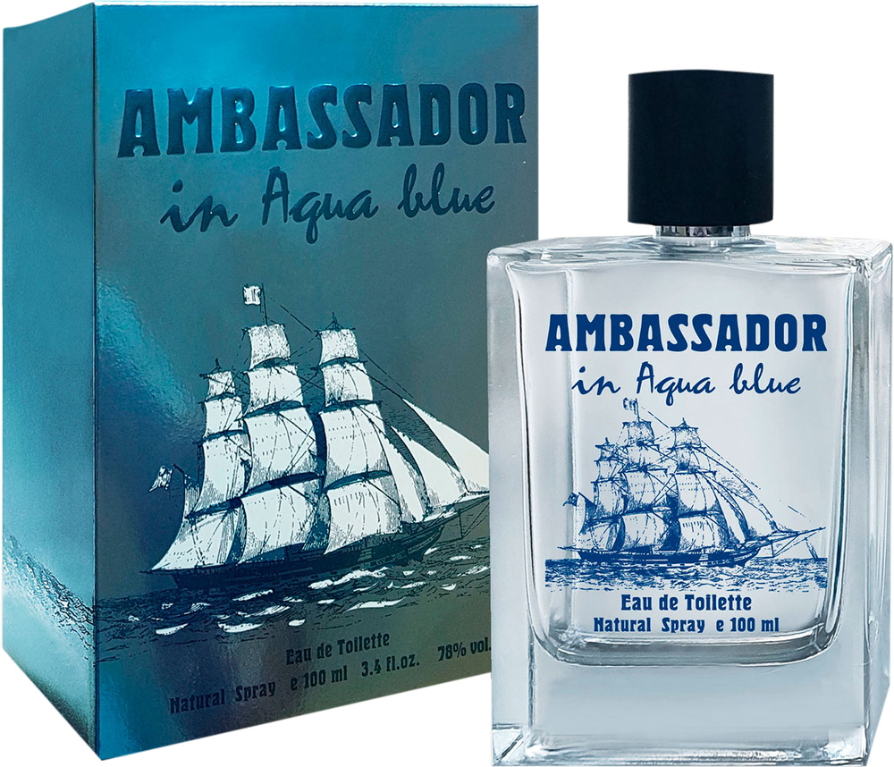 Genty туалетная вода Ambassador in Aqua Blue, 100 мл