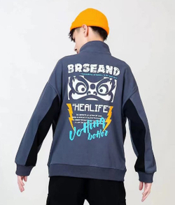 толстовка воротник замок THE MSICROW  4933