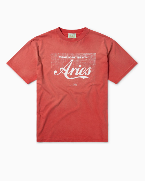 Футболка Aries Sunbleached Cola SS Tee