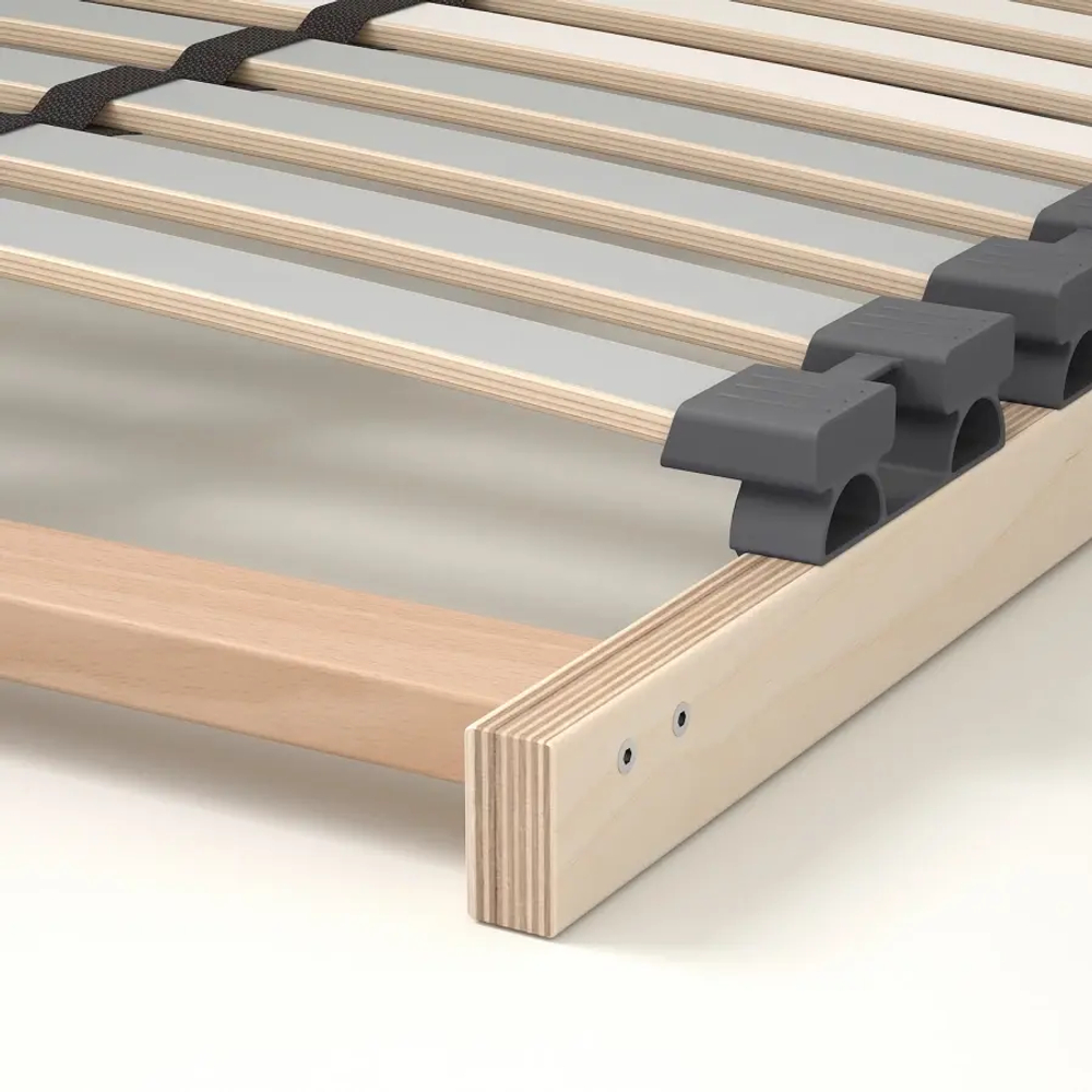 Каркас кровати с ящиками - TONSTAD IKEA/ ТОНСТАД ИКЕА, 160х200 см, светло-коричневый