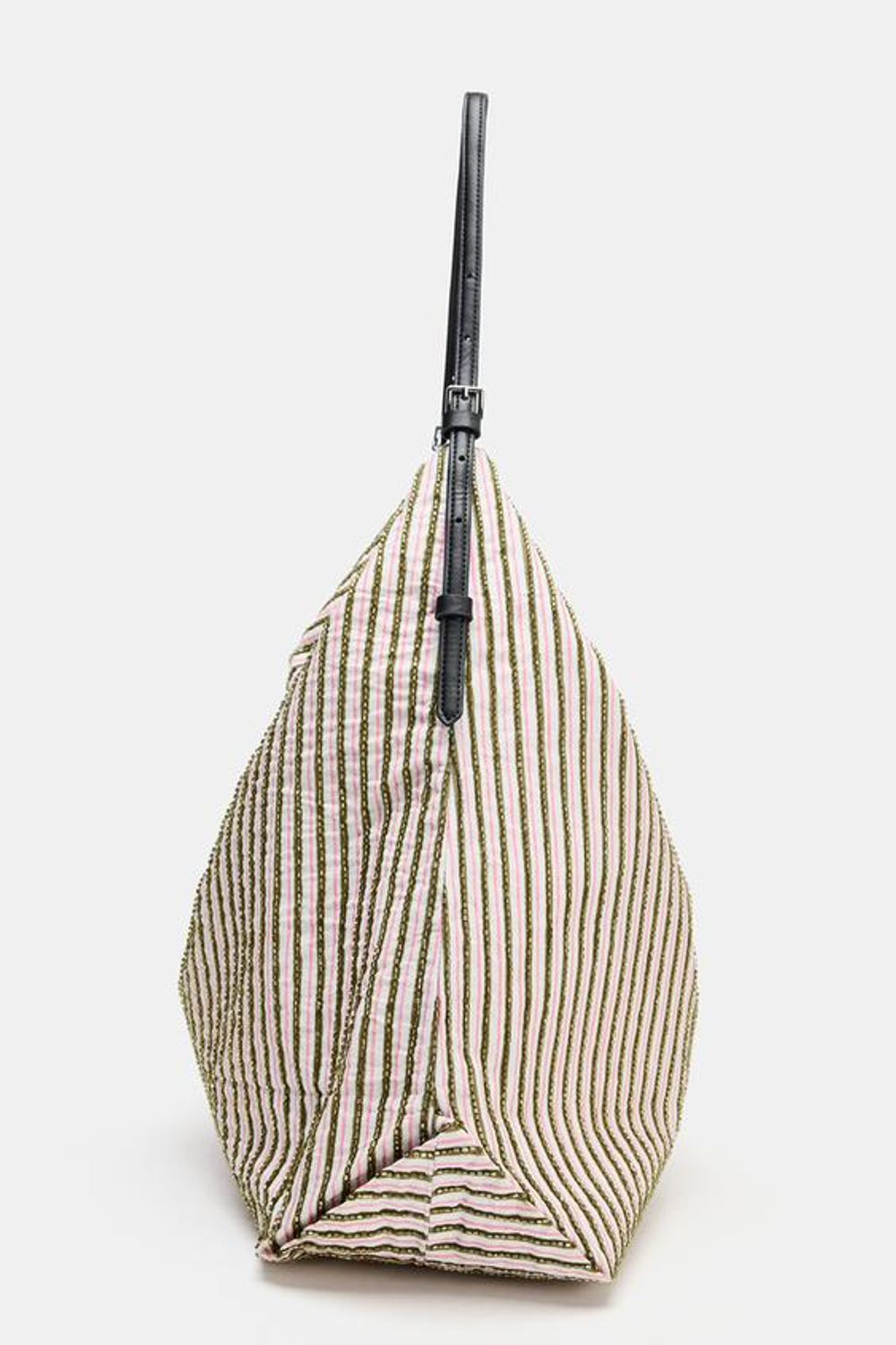 ZARA СУМКА-ТОУТ С БЛЕСТЯЩЕЙ АППЛИКАЦИЕЙ, РОЗОВЫЙ