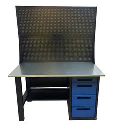 Great Wolf (GWT-V1400B2) Верстак инструментальный, с двумя экранами, 4 ящика, 1400x700