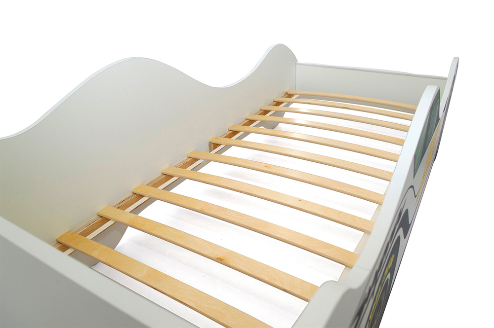 Кровать-машина Бельмарко Супра белая