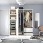 Распашной шкаф PAX VIKANES IKEA (белый)  210*60*260