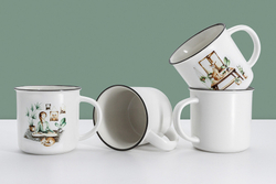 Кружка 380мл Home&Style Уютный дом