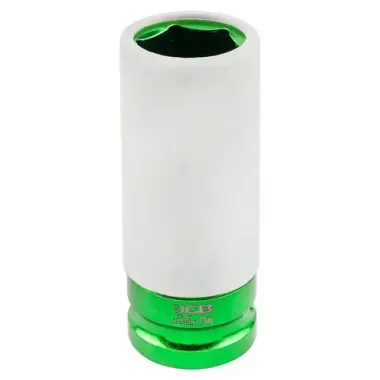 Головка глубокая 1/2'', 22мм с пластиковым защитным кожухом для литых дисков JCB JCB-4458522C