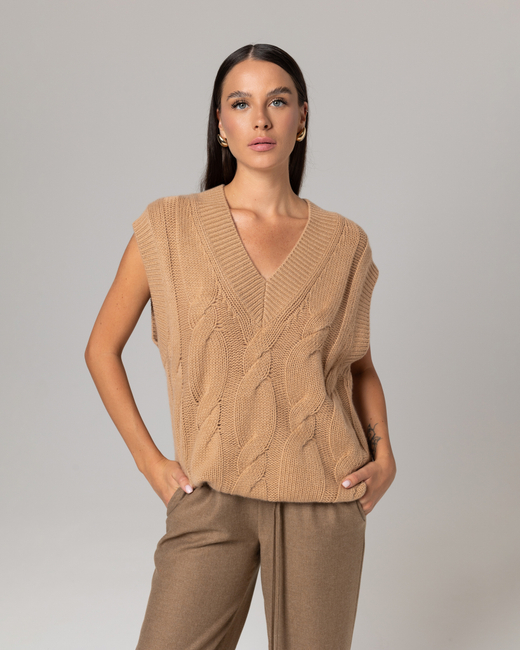 Кашемировый жилет