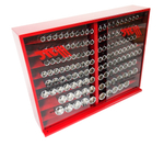 Набор головок торцевых 1/2" 6-ти гранных 10-32мм 137 предметов в металлическом шкафу JTC