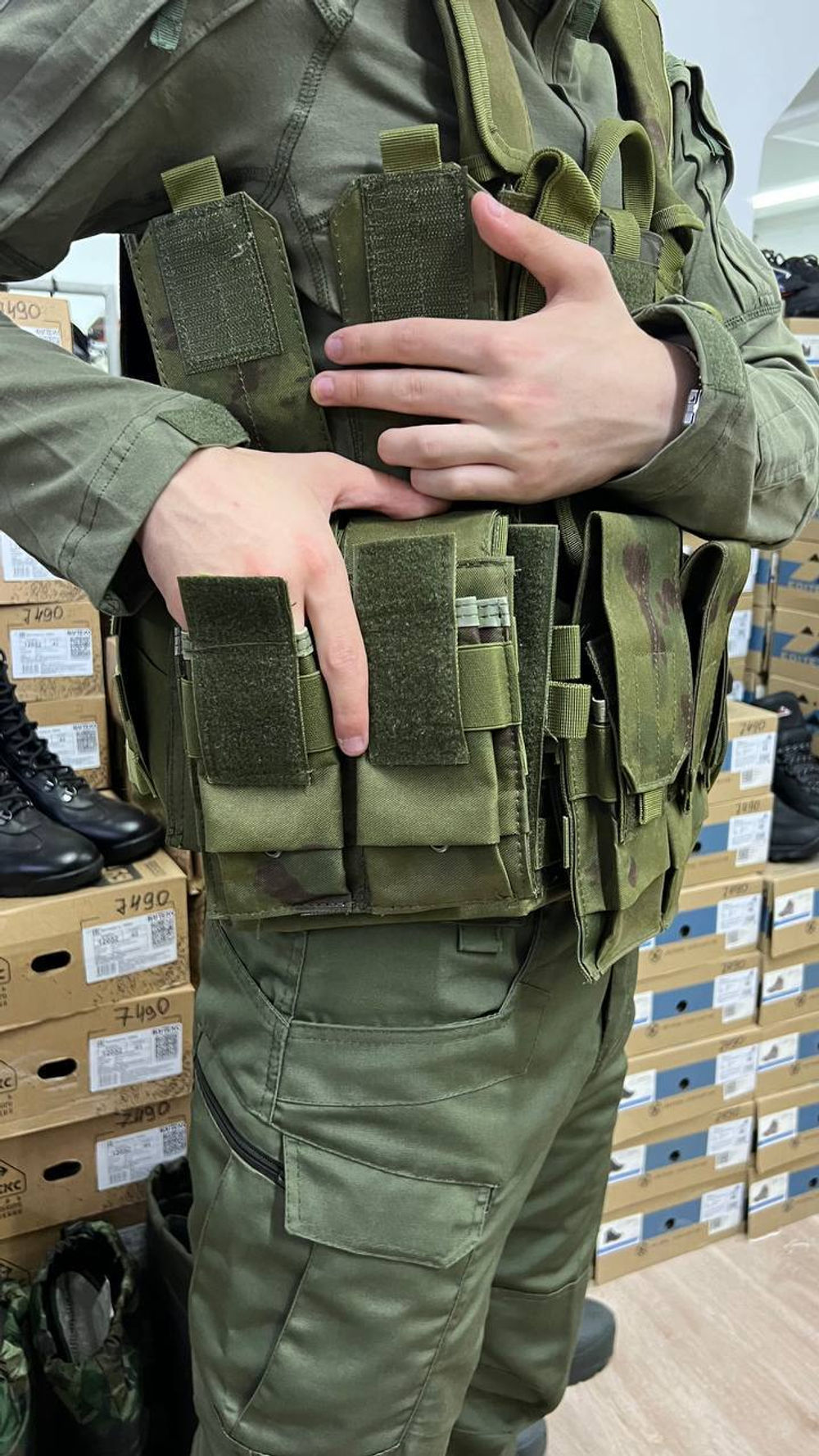 Жилет разгрузочный / мох