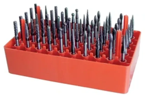 Набор борфрез с покрытием Blue-Tec из 10 шт., Karnasch, арт. 11.4942