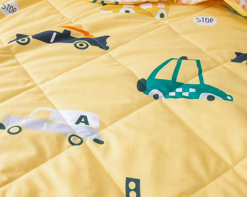 Детское постельное белье 1.5 спальное Sofi De MarkO Дорога желтое