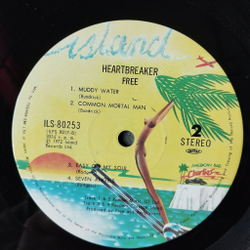 Винтажная виниловая пластинка LP Free Heartbreaker (Japan 1975) (No Obi) Travellin In Style