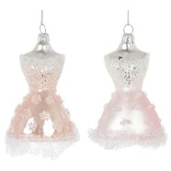 GAEM Украшение новогоднее "Платье", L7 W6 H12 см, 2в.