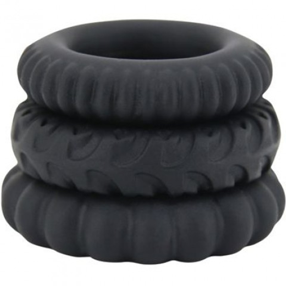 Набор силиконовых эрекционных колец "Titan"