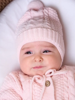 вязаный комбинезон для новорожденных