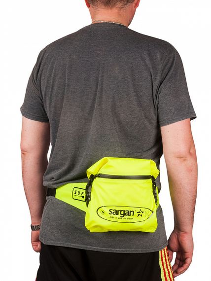 Гермосумка поясная Sargan Кенга SUP желтая