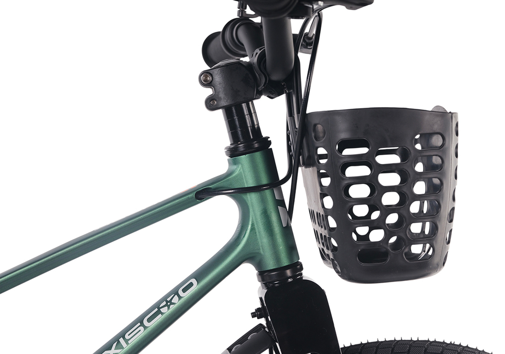 Велосипед 18" Maxiscoo SHARK PRO Зеленый Матовый (2026)