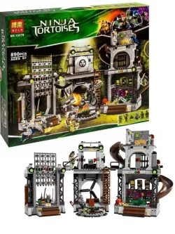 Конструктор Вторжение в логово черепашек 890 деталей