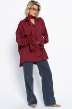 Блуза Присцилла (бордовая) Б14949-5М LT Collection