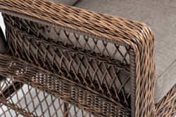 "Гранд Латте" кресло из искусственного ротанга, цвет коричневый