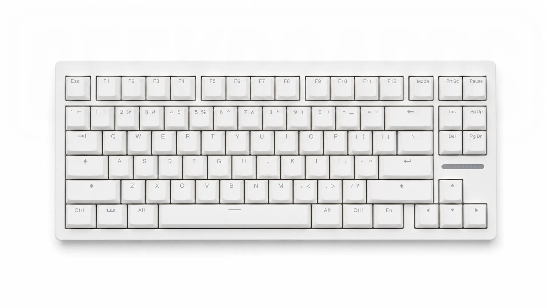 Wooting 80 HE Zinc Alloy White купить с доставкой | Geekboards
