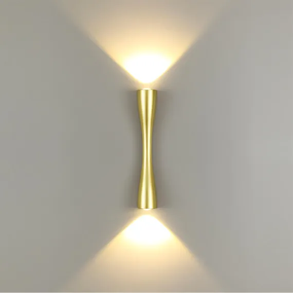 4292/10WL HIGHTECH ODL22 373 золотистый/металл Настенный светильник IP20 LED 10W 536Лм 3000K ANIKA