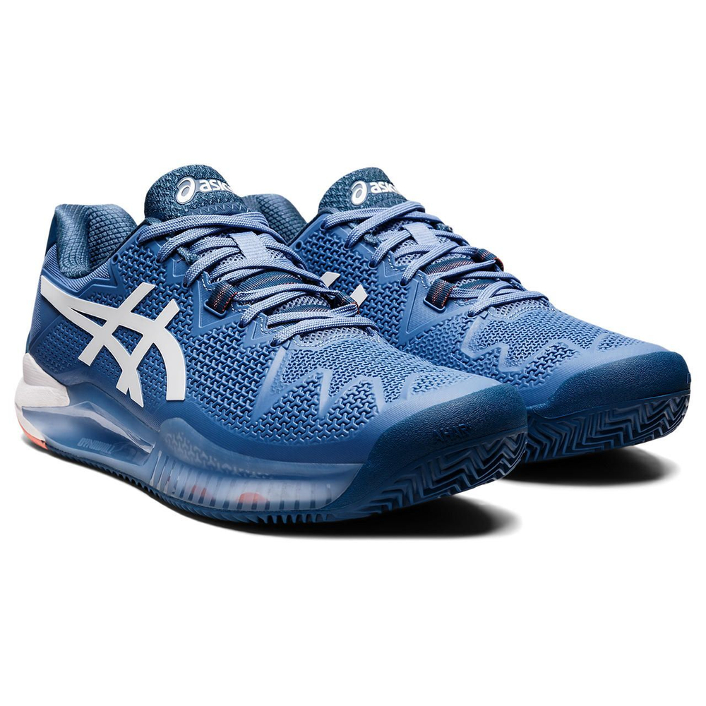 Мужские кроссовки теннисные Asics Gel-Resolution 8 Clay - blue harmony/white