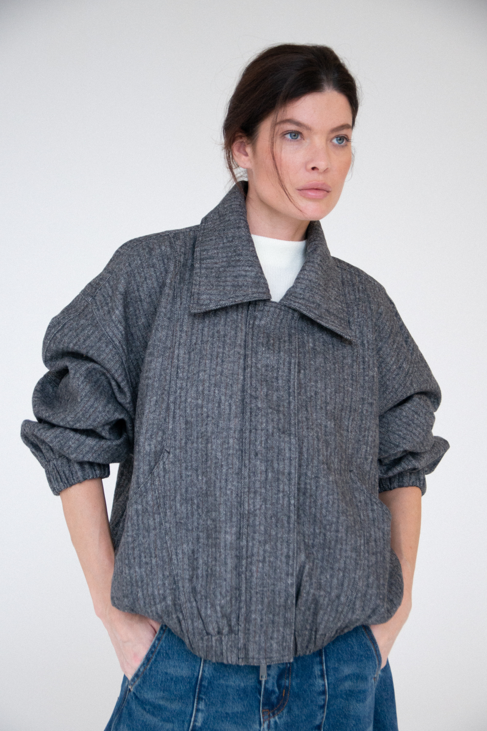 Бомбер из шерсти JONY