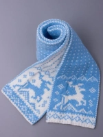 Шарф вязаный зимний для детей