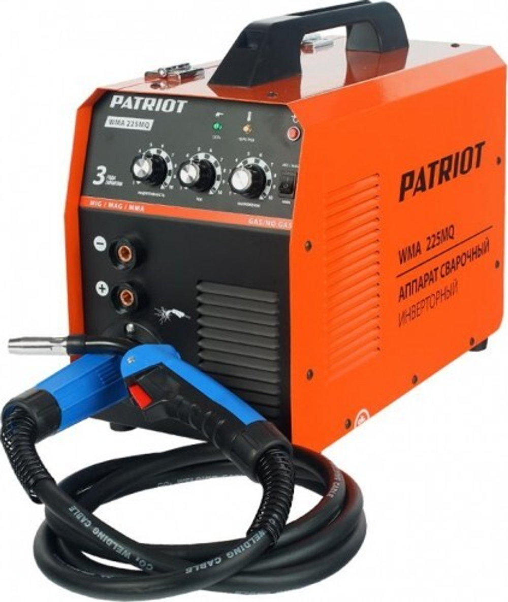 Сварочный полуавтомат PATRIOT WMA 225M MIG/MAG/MMA 605301755
