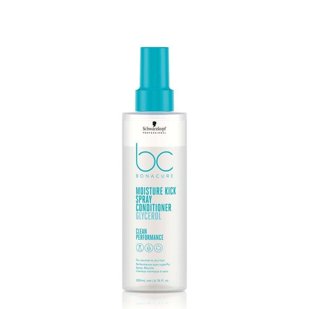 Увлажняющий cпрей-кондиционер Schwarzkopf Professional Clean Performance Bonacure Moisture Kick Glycerol Spray Conditioner 200мл