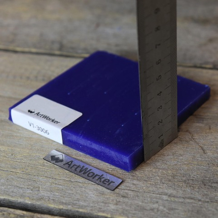 Смальта синего цвета, 200гр, в кирпичиках V1-3006