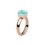 Кольцо Qudo Firenze soft aqua 18.5 мм 613731 BL/RG