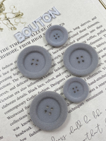 Пуговицы на прокол серые с бархатным напылением