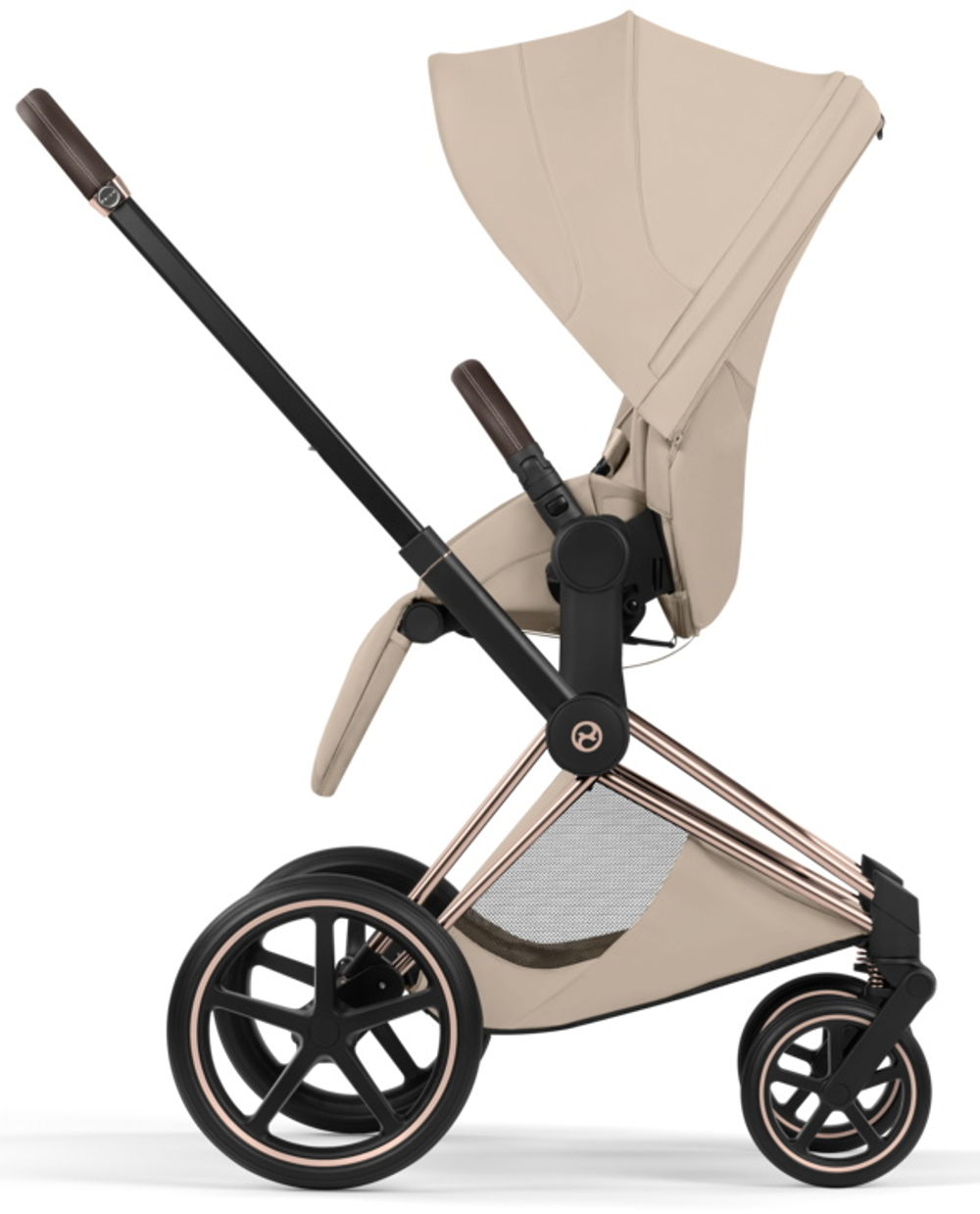 Коляска Cybex Priam V Rosegold Style Collection 2 в 1 Cozy Beige