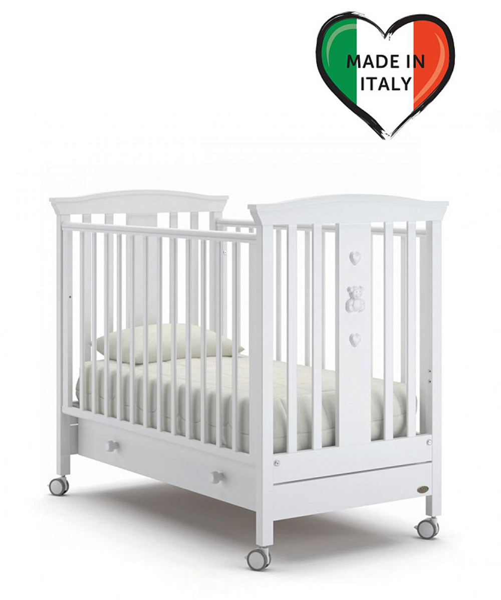 Детская кровать Erbesi Jolie белый