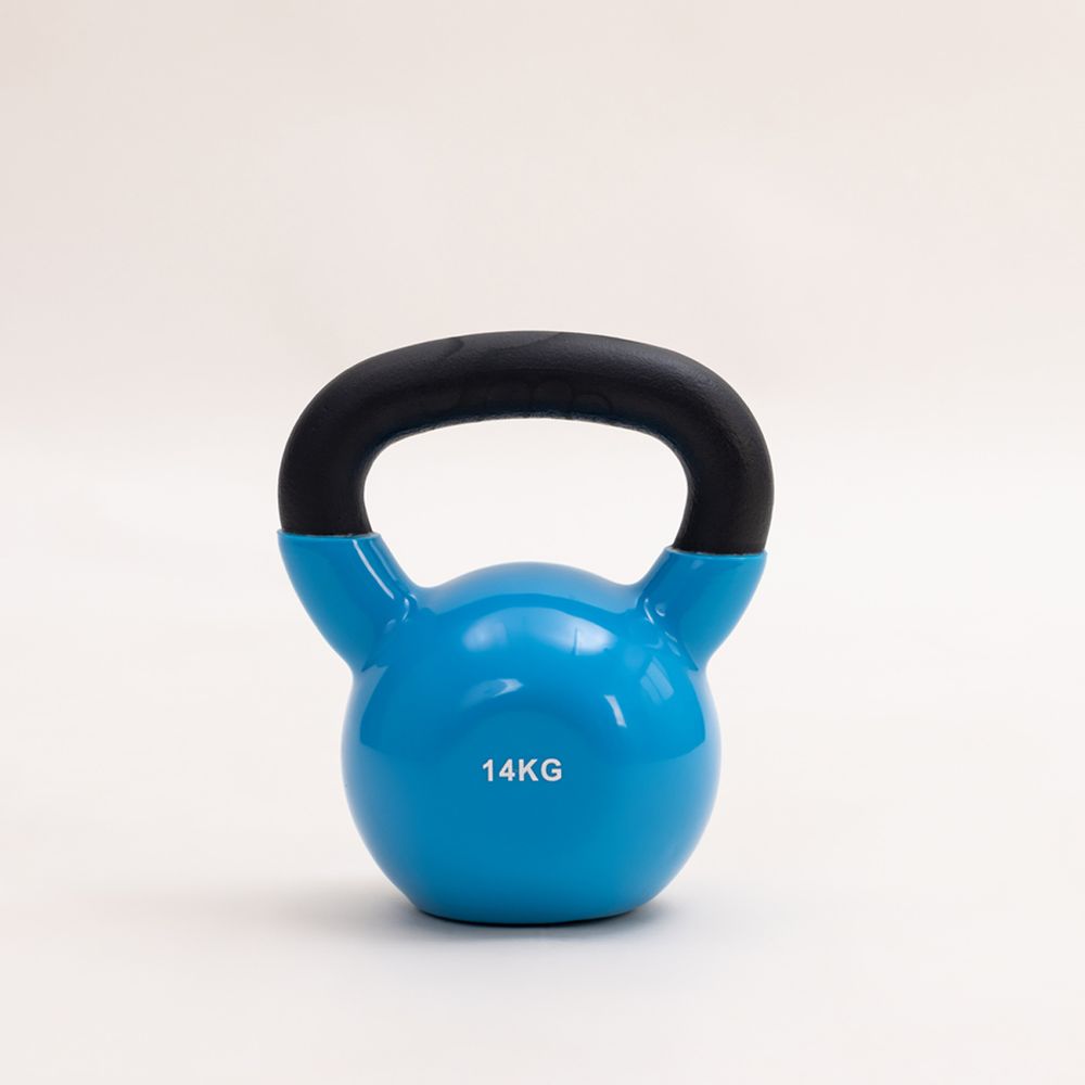 Гиря 14 кг PVC (blue)