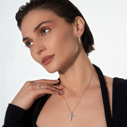 Серьги ROUND 25 mm
