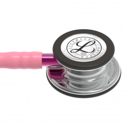 Стетоскоп Littmann Classic III, жемчужно-розовый, зеркальная акустическая головка, розовый ствол (5962)