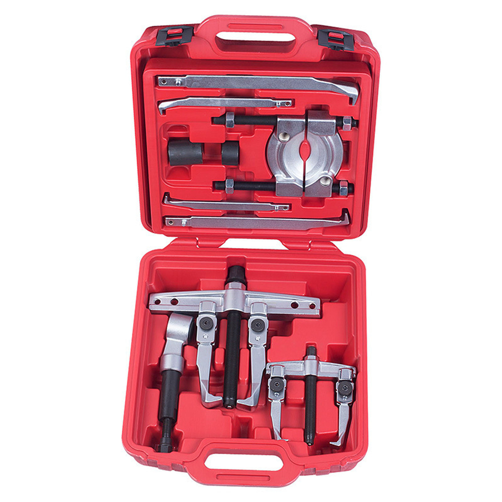 МАСТАК (104-12030C) Набор съемников подшипников с гидравлическим усилителем 30 т, кейс, 14 предметов