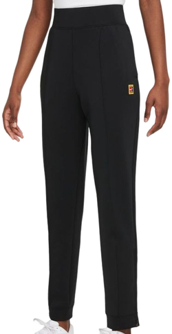 Женские теннисные брюки Nike Court Dri-Fit Heritage Knit Pant W - черный