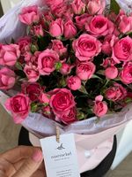 Букет моно из кустовых роз 11 шт